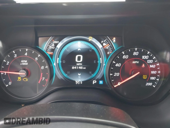 2016 Chevrolet Camaro 2SS with VIN 1G1FH1R72G0168198, listed as a IAAI auction lot 41784155 with 84,146 mi miles and . Bid and sale history available at DreamBid. Image 7.