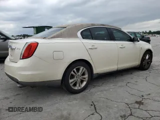 2009 Lincoln MKS with VIN 1LNHM93R89G603297, listed as a Copart auction lot 55474585 with 111,760 mi miles and Salvage title. Bid and sale history available at DreamBid. Image 3.