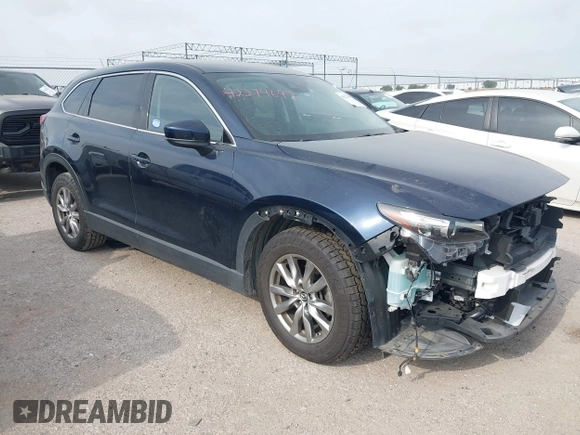 2019 Mazda CX-9 Touring with VIN JM3TCACY7K0334175, listed as a IAAI auction lot 42274697 with 39,751 mi miles and . Bid and sale history available at DreamBid. Image 1.