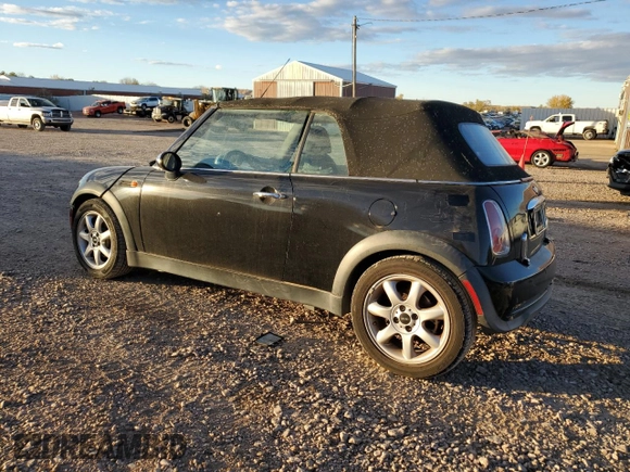 2007 MINI Convertible with VIN WMWRF33597TG16707, listed as a Copart auction lot 79104014 with 113,380 mi miles and Salvage Title. Bid and sale history available at DreamBid. Image 2.