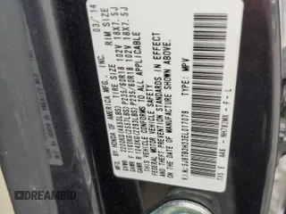 2014 Acura RDX with VIN 5J8TB3H33EL017079, listed as a Copart auction lot 64686204 with Not Provided miles and Salvage Title. Bid and sale history available at carsss.com. Image 16.