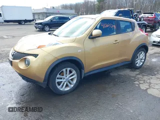 2013 Nissan Juke SV with VIN JN8AF5MV2DT206502, listed as a IAAI auction lot 41865294 with 85,980 mi miles. Bid and sale history available at carsss.com. Image 2.