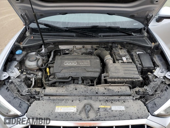 2019 Audi Q3 Premium with VIN WA1AECF33K1081284, listed as a Copart auction lot 37348383 with 84,909 mi miles. Bid and sale history available at carsss.com. Image 12.