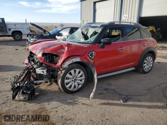 2021 MINI Countryman Cooper S with VIN WMZ83BR02M3M34658, listed as a Copart auction lot 41504825 with 49,051 mi miles and Salvage title. Bid and sale history available at DreamBid. Image 1.