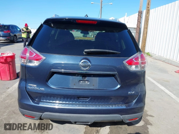 2016 Nissan Rogue SV with VIN 5N1AT2MTXGC915339, listed as a IAAI auction lot 41914506 with 164,832 mi miles and . Bid and sale history available at carsss.com. Image 17.