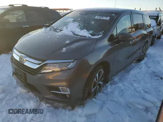 2019 Honda Odyssey Elite with VIN 5FNRL6H93KB114051, listed as a Copart auction lot 41636175 with 86,853 mi miles and Salvage Title. Bid and sale history available at DreamBid. Image 1.