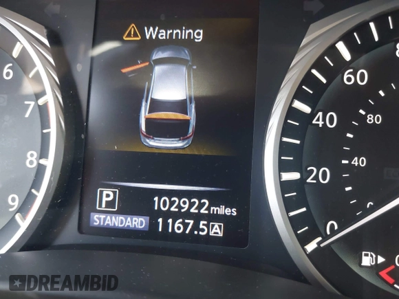 2018 Infiniti Q50 Luxe with VIN JN1EV7AP7JM358611, listed as a IAAI auction lot 42579521 with 102,922 mi miles and . Bid and sale history available at DreamBid. Image 16.