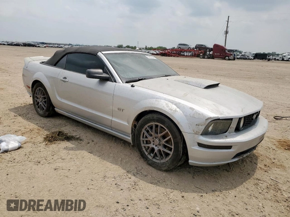 2006 Ford Mustang GT Deluxe with VIN 1ZVFT85H265102410, listed as a Copart auction lot 57847545 with 178,534 mi miles and Salvage title. Bid and sale history available at DreamBid. Image 4.