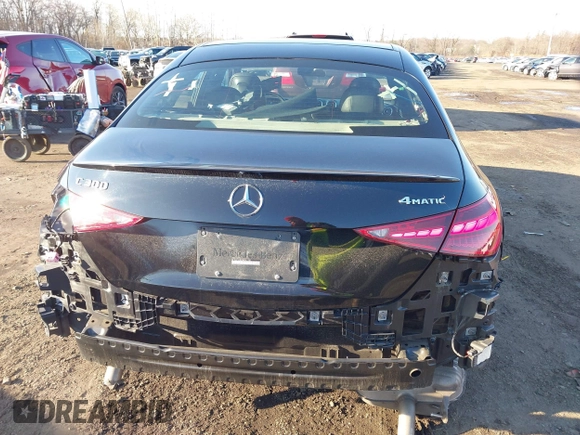 2022 Mercedes-Benz C 300 with VIN W1KAF4HB2NR041156, listed as a IAAI auction lot 41125228 with 19,465 mi miles and . Bid and sale history available at DreamBid. Image 6.
