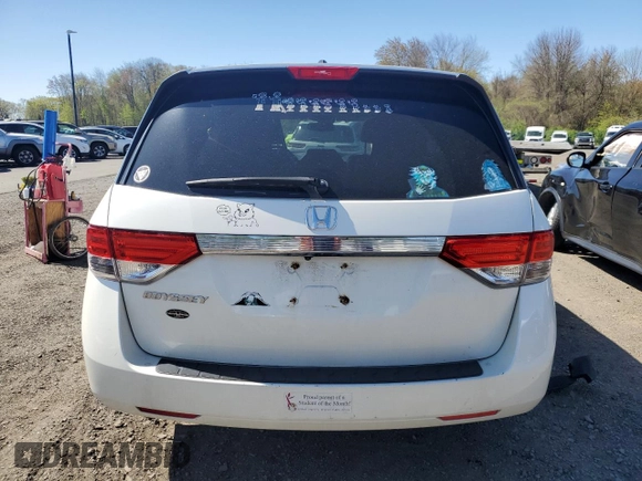 2016 Honda Odyssey EX-L with VIN 5FNRL5H66GB129277, listed as a Copart auction lot 54851955 with 147,496 mi miles and Clean Title. Bid and sale history available at carsss.com. Image 6.