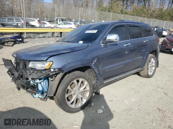 2021 Jeep Grand Cherokee Summit with VIN 1C4RJFJG5MC559938, listed as a Copart auction lot 83175414 with 43,810 mi miles and Salvage Title. Bid and sale history available at carsss.com. Image 1.