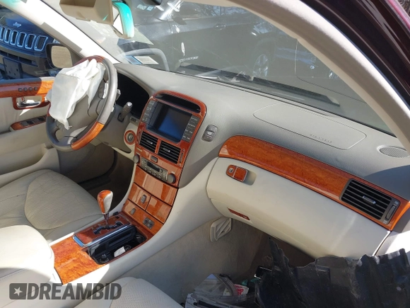 2003 Lexus LS 430 with VIN JTHBN30F830116436, listed as a IAAI auction lot 41636868 with 82,027 mi miles and . Bid and sale history available at DreamBid. Image 5.