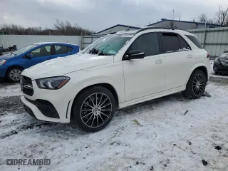 2022 Mercedes-Benz GLE with VIN 4JGFB5KB3NA624680, listed as a Copart auction lot 44592725 with 0 mi miles and Salvage Title. Bid and sale history available at carsss.com. Image 1.