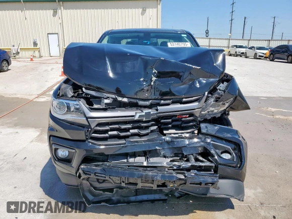 2022 Chevrolet Colorado 2WD Z71 with VIN 1GCGSDEN6N1204453, listed as a Copart auction lot 53140795 with 23,734 mi miles and Salvage title. Bid and sale history available at DreamBid. Image 5.
