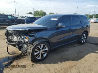 2014 Dodge Durango R/T with VIN 1C4SDJCT4EC446280, listed as a Copart auction lot 61086415 with 224,046 mi miles and Clean title. Bid and sale history available at DreamBid. Image 1.