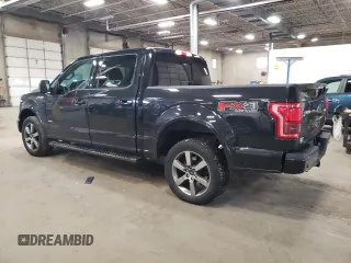 2015 Ford F-150 XLT with VIN 1FTEW1EG4FFA01013, listed as a Copart auction lot 54373495 with 132,401 mi miles and Salvage Title. Bid and sale history available at carsss.com. Image 2.