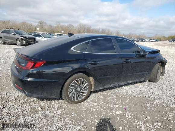 2023 Hyundai Sonata Hybrid Limited with VIN KMHL54JJ7PA069944, listed as a Copart auction lot 86956404 with 80,140 mi miles and Salvage Title. Bid and sale history available at carsss.com. Image 3.