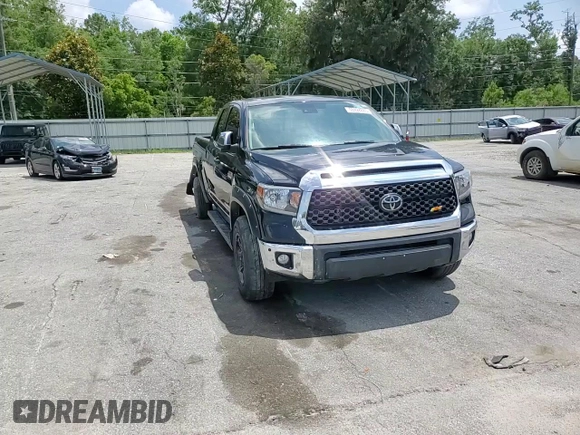 2021 Toyota Tundra SR with VIN 5TFRY5F10MX299595, listed as a Copart auction lot 58428885 with 43,707 mi miles and Salvage title. Bid and sale history available at DreamBid. Image 13.