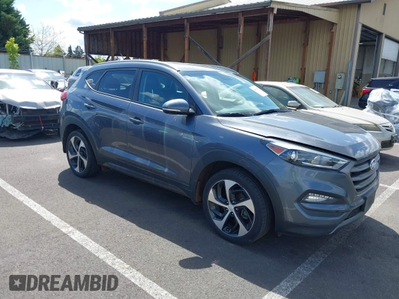 2016 Hyundai Tucson Limited z VIN KM8J3CA21GU133801, wystawiony jako IAAI lot #42083547 z przebiegiem 54 244 mil mil oraz . Historia ofert i sprzedaży dostępna na DreamBid. Obrazek 1.