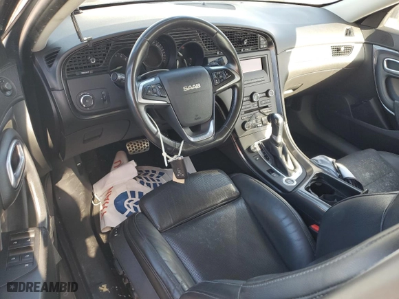 2010 Saab 9-5 Aero with VIN YS3GR4BJ9A4002396, listed as a Copart auction lot 76917424 with 0 mi miles and Salvage Title. Bid and sale history available at carsss.com. Image 8.