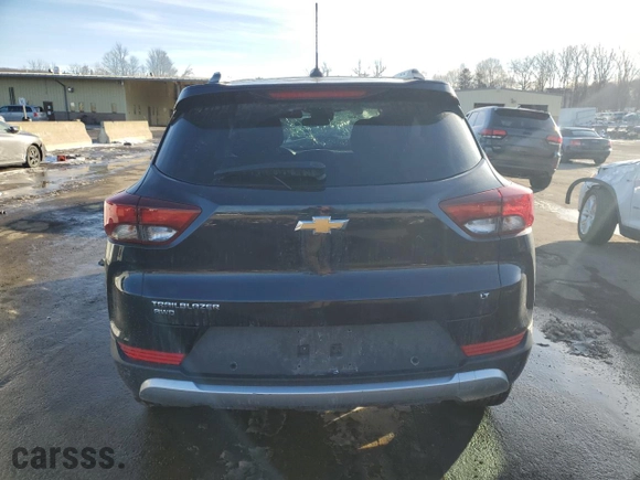 2021 Chevrolet TrailBlazer LT with VIN KL79MRSLXMB147408, listed as a Copart auction lot 44581205 with 0 mi miles and Salvage Title. Bid and sale history available at carsss.com. Image 6.
