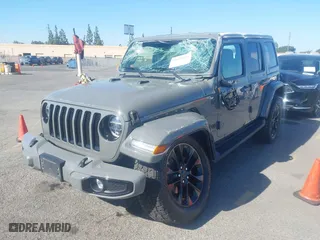2022 Jeep Wrangler Unlimited Sahara with VIN 1C4HJXENXNW138856, listed as a IAAI auction lot 41670191 with 56,231 mi miles. Bid and sale history available at carsss.com. Image 17.