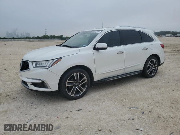 2017 Acura MDX Advance with VIN 5FRYD4H88HB032716, listed as a Copart auction lot 54551095 with 210,131 mi miles and Clean Title. Bid and sale history available at DreamBid. Image 1.