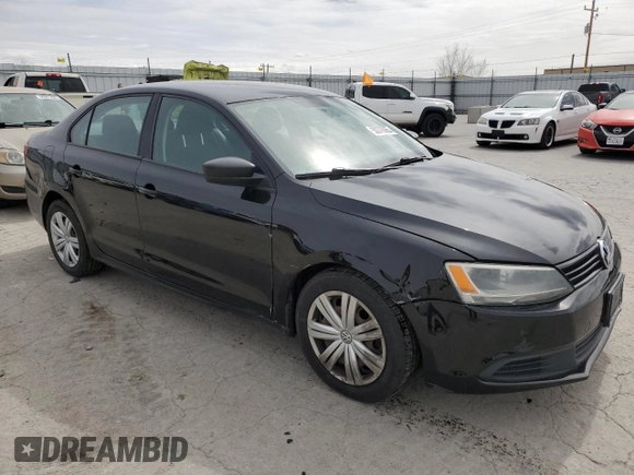2011 Volkswagen Jetta Sedan S with VIN 3VW2K7AJ6BM020835, listed as a Copart auction lot 50376065 with 152,077 mi miles and Clean Title. Bid and sale history available at carsss.com. Image 4.