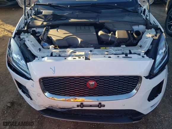 2019 Jaguar E-PACE with VIN SADFK2FX9K1Z64408, listed as a Copart auction lot 79599324 with 33,790 mi miles and Salvage Title. Bid and sale history available at carsss.com. Image 11.
