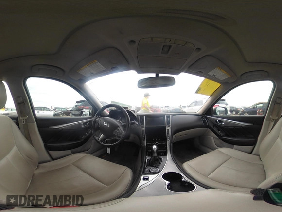 2015 Infiniti Q50 Premium z VIN JN1BV7AR9FM413801, wystawiony jako IAAI lot #42134770 z przebiegiem 111 367 mil mil oraz . Historia ofert i sprzedaży dostępna na DreamBid. Obrazek 18.