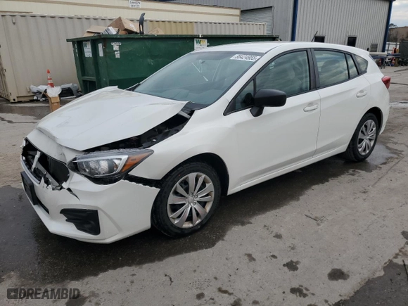 2018 Subaru Impreza with VIN 4S3GTAA65J3732462, listed as a Copart auction lot 88424955 with 41,124 mi miles and Salvage Title. Bid and sale history available at carsss.com. Image 1.