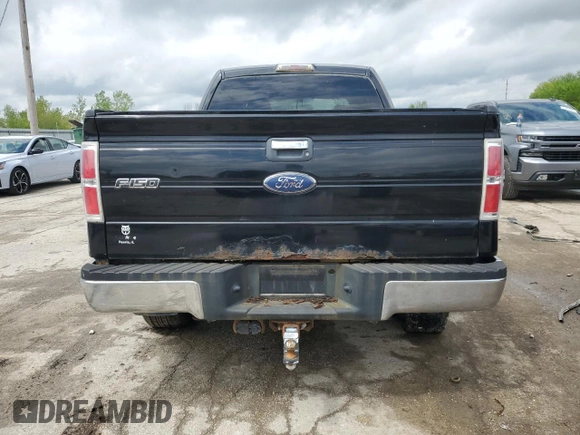 2009 Ford F-150 XL with VIN 1FTPW14V39FB07868, listed as a Copart auction lot 55608595 with 114,528 mi miles and Clean Title. Bid and sale history available at carsss.com. Image 6.