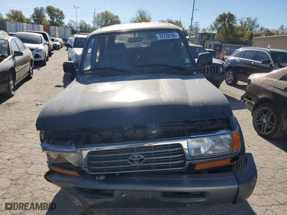 1996 Toyota Land Cruiser with VIN JT3HJ85J8T0140189, listed as a Copart auction lot 76720784 with 167,649 mi miles and Salvage Title. Bid and sale history available at carsss.com. Image 5.