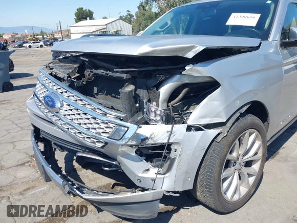 2019 Ford Expedition Max Platinum with VIN 1FMJK1MT1KEA51615, listed as a IAAI auction lot 42390656 with 49,615 mi miles and . Bid and sale history available at DreamBid. Image 12.