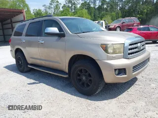 2008 Toyota Sequoia Ltd with VIN 5TDBY68A38S022777, listed as a IAAI auction lot 42027469 with 298,243 mi miles. Bid and sale history available at carsss.com. Image 1.