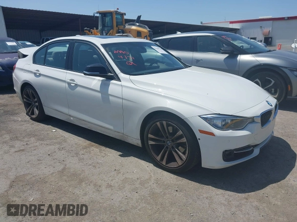 2013 BMW 3 Series 328i with VIN WBA3C1G51DNR44343, listed as a IAAI auction lot 42160138 with 72,686 mi miles. Bid and sale history available at carsss.com. Image 1.