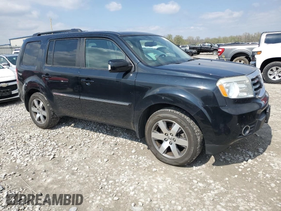 2015 Honda Pilot Touring with VIN 5FNYF4H98FB047850, listed as a Copart auction lot 51388495 with 112,654 mi miles and Salvage Title. Bid and sale history available at carsss.com. Image 4.