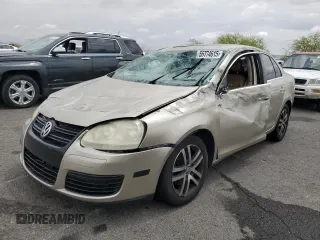 2006 Volkswagen Jetta 2.5L with VIN 3VWSF71K56M765739, listed as a Copart auction lot 55774615 with Not provided miles and Salvage title. Bid and sale history available at DreamBid. Image 1.