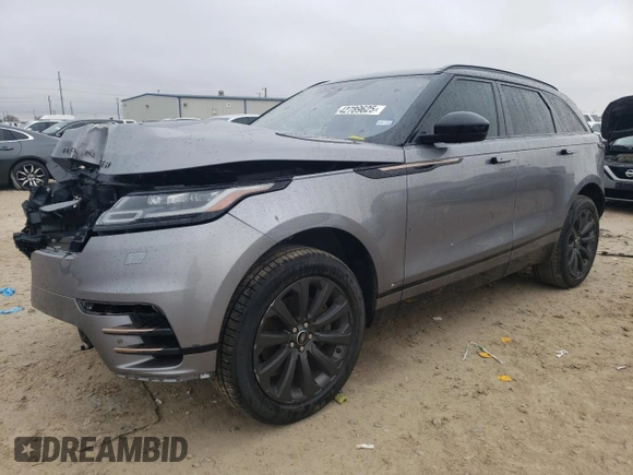 2020 Land Rover Range Rover Velar R-Dynamic S z VIN SALYK2FV5LA278489, wystawiony jako Copart lot #42789625 z przebiegiem 71 305 mil mil oraz Szkoda całkowita • Salvage title. Historia ofert i sprzedaży dostępna na DreamBid. Obrazek 1.