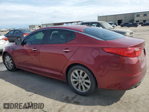 2015 Kia Optima EX with VIN 5XXGN4A72FG356248, listed as a Copart auction lot 50731795 with 186,448 mi miles and Clean Title. Bid and sale history available at carsss.com. Image 2.