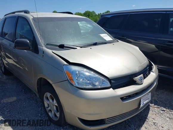 2005 Toyota Sienna CE with VIN 5TDZA23C15S227689, listed as a IAAI auction lot 42020894 with 307,314 mi miles and . Bid and sale history available at DreamBid. Image 16.