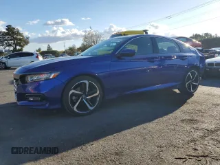 2019 Honda Accord Sport with VIN 1HGCV2E38KA013722, listed as a Copart auction lot 80969484 with 100,001 mi miles and Salvage title. Bid and sale history available at DreamBid. Image 1.