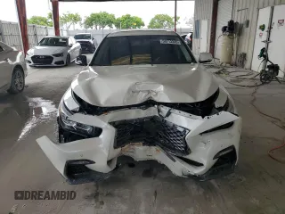 2019 Infiniti Q50 Luxe с VIN JN1EV7ARXKM594155, выставлен на аукционе Copart как лот 58713345 с пробегом 48 883 миль миль и Списание • Salvage title. История ставок и продаж доступна на DreamBid. Изображение 5.