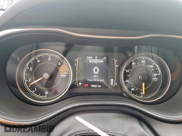 2019 Jeep Cherokee Latitude Plus with VIN 1C4PJLLB3KD357999, listed as a Copart auction lot 60349725 with 79,061 mi miles and Clean title. Bid and sale history available at DreamBid. Image 9.