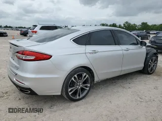 2019 Ford Fusion Titanium with VIN 3FA6P0D99KR105398, listed as a Copart auction lot 54786845 with 122,776 mi miles and Salvage title. Bid and sale history available at DreamBid. Image 3.