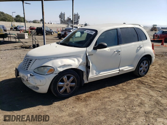 2005 Chrysler PT Cruiser Limited with VIN 3C8FY68B75T550669, listed as a Copart auction lot 75672094 with 92,701 mi miles and Salvage Title. Bid and sale history available at carsss.com. Image 1.