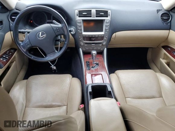 2008 Lexus IS with VIN JTHBK262382064684, listed as a Copart auction lot 54203465 with Not Provided miles and Salvage Title. Bid and sale history available at carsss.com. Image 8.