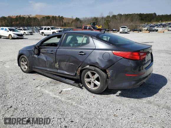 2015 Kia Optima LX with VIN 5XXGM4A71FG456344, listed as a Copart auction lot 47100075 with 143,327 mi miles and Salvage Title. Bid and sale history available at carsss.com. Image 2.