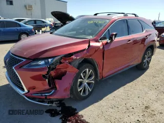 2020 Lexus RX with VIN JTJHZKEA2L2015174, listed as a Copart auction lot 43839365 with 47,989 mi miles and Salvage Title. Bid and sale history available at carsss.com. Image 1.
