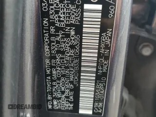 2014 Toyota Prius One z VIN JTDKDTB33E1066355, wystawiony jako Copart lot #58524285 z przebiegiem Nie podano mil oraz Szkoda całkowita • Salvage title. Historia ofert i sprzedaży dostępna na DreamBid. Obrazek 12.